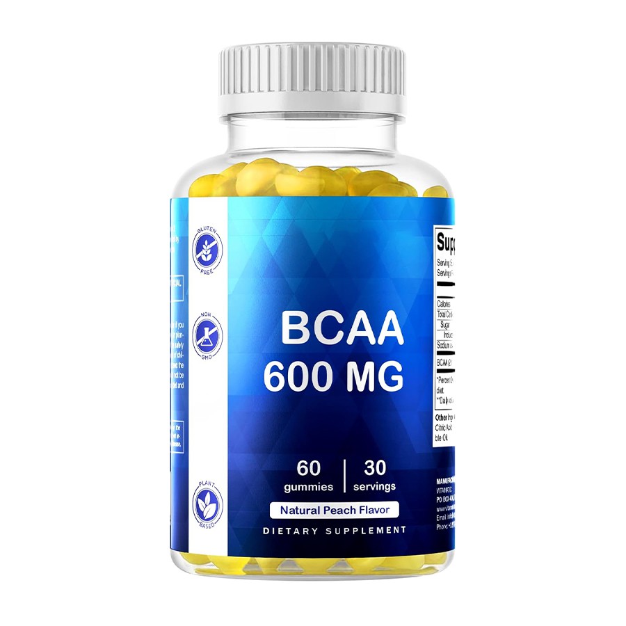 BCAA 600 мг диетические мышцы естественное восстановление мышц и поддержка энергии для активного образа жизни