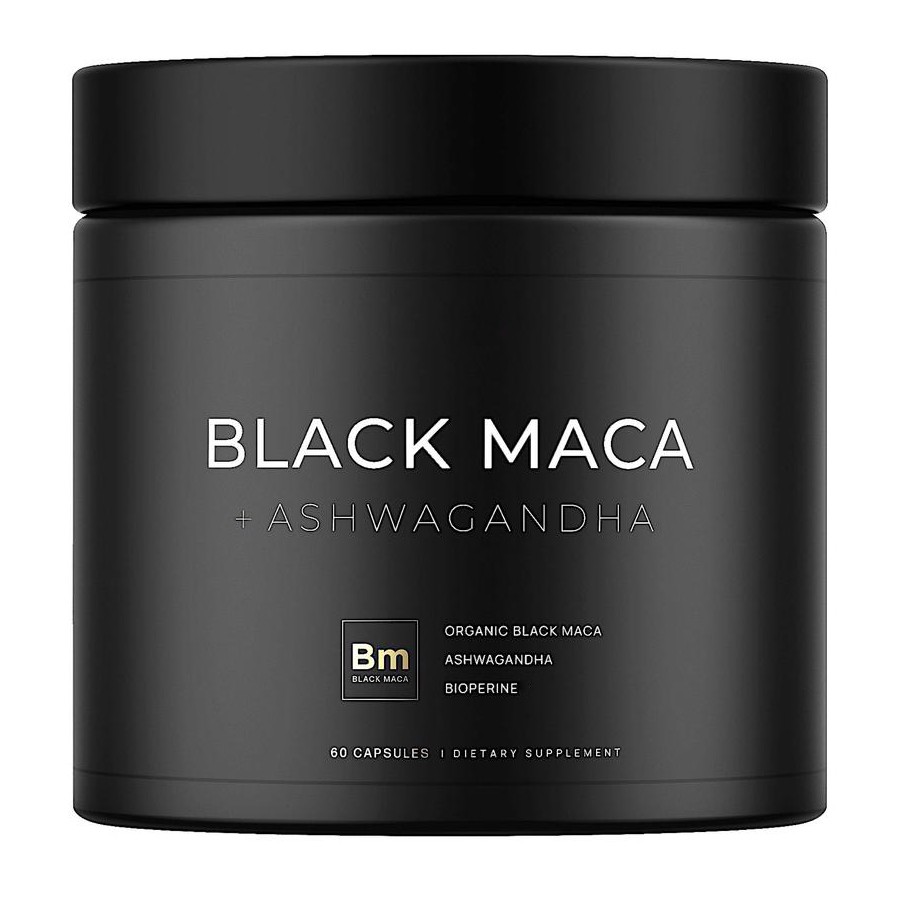 Black Maca Ashwagandha диетическая добавка природы
