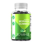 Без сахара Moringa Gummies: природный питательный питательный стиль чистый, мощный вкусный